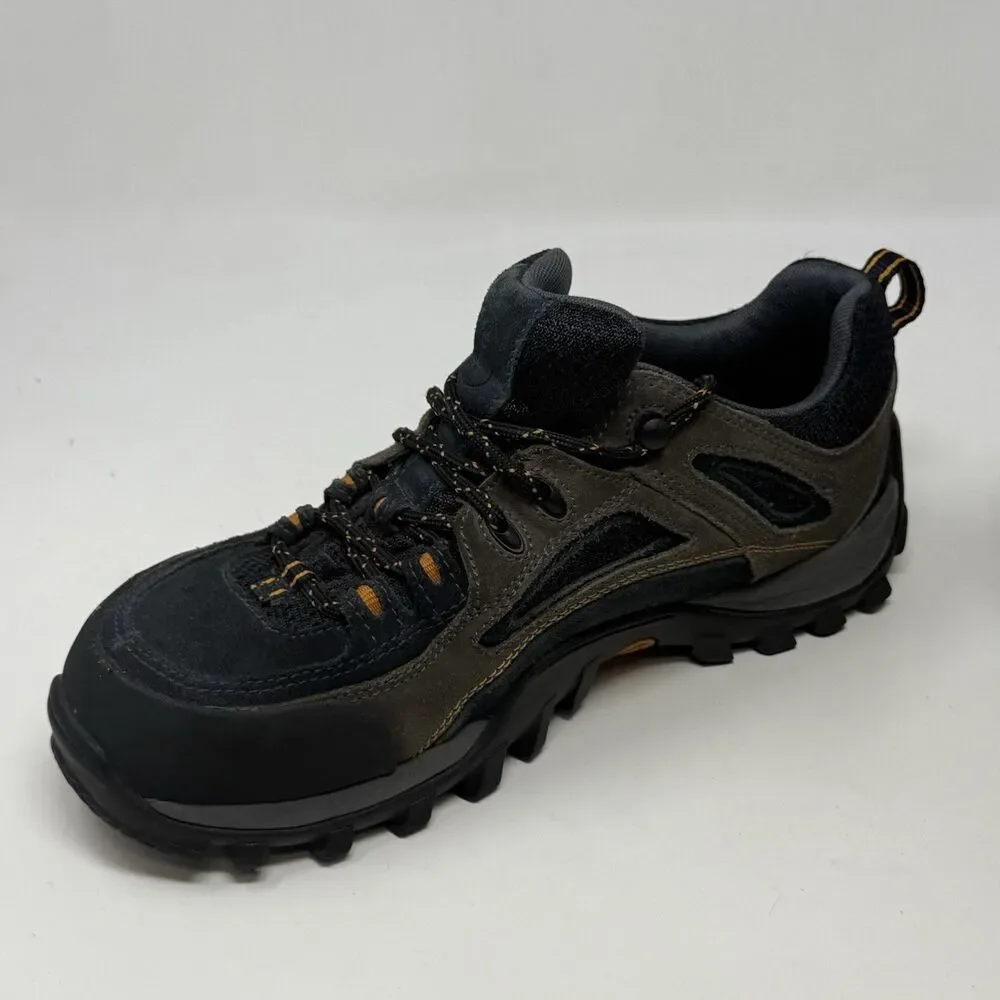 Timberland Pro Mudsill Steel Toe Work Shoes Mens 7.5 Blue Gray Suede Lace Up